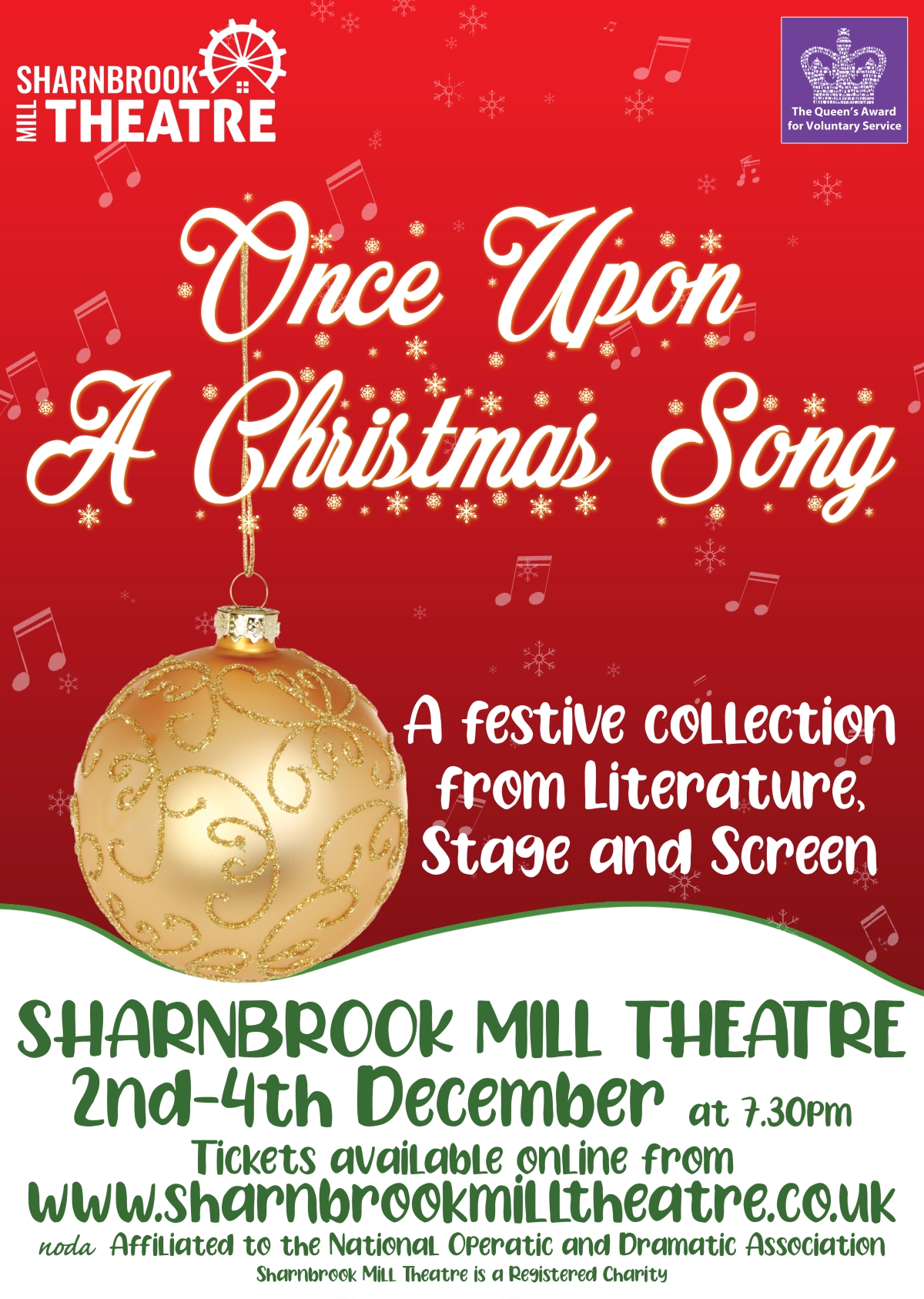 Once Upon a Christmas Song final performance tonight! Sharnbrook